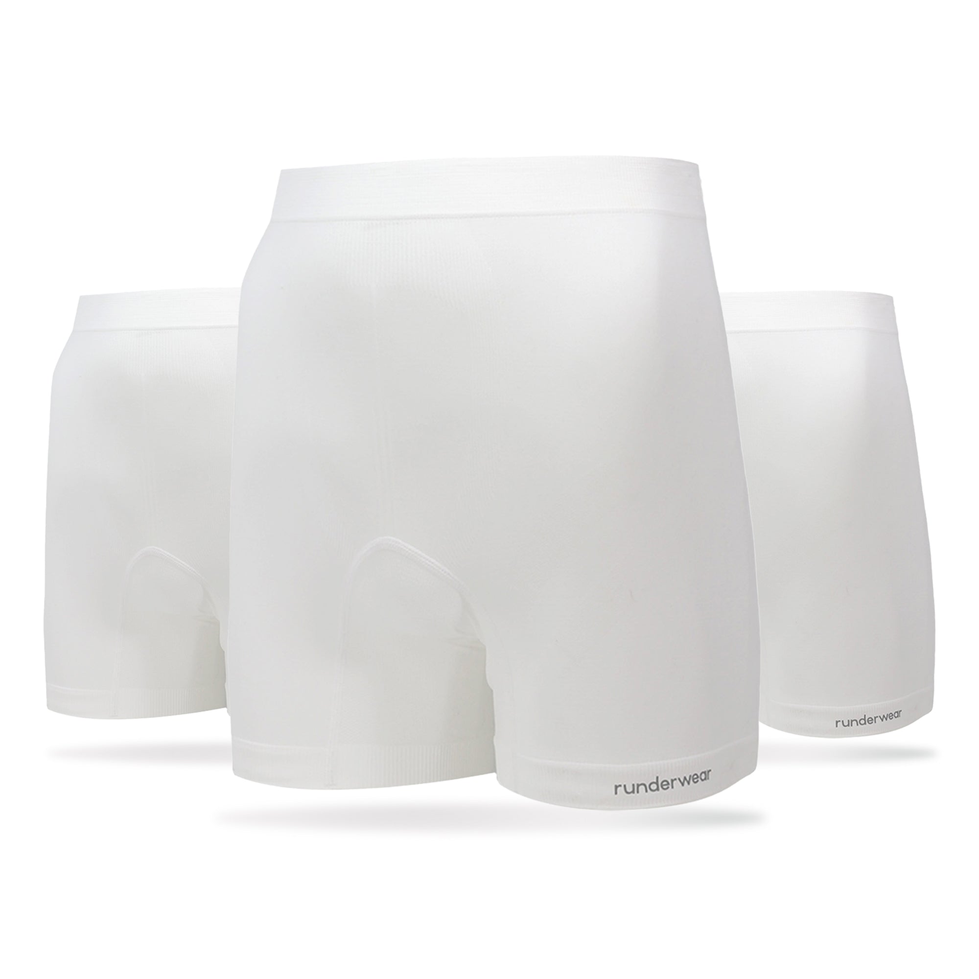 Men's Running Boxer - White (Multibuy x3)