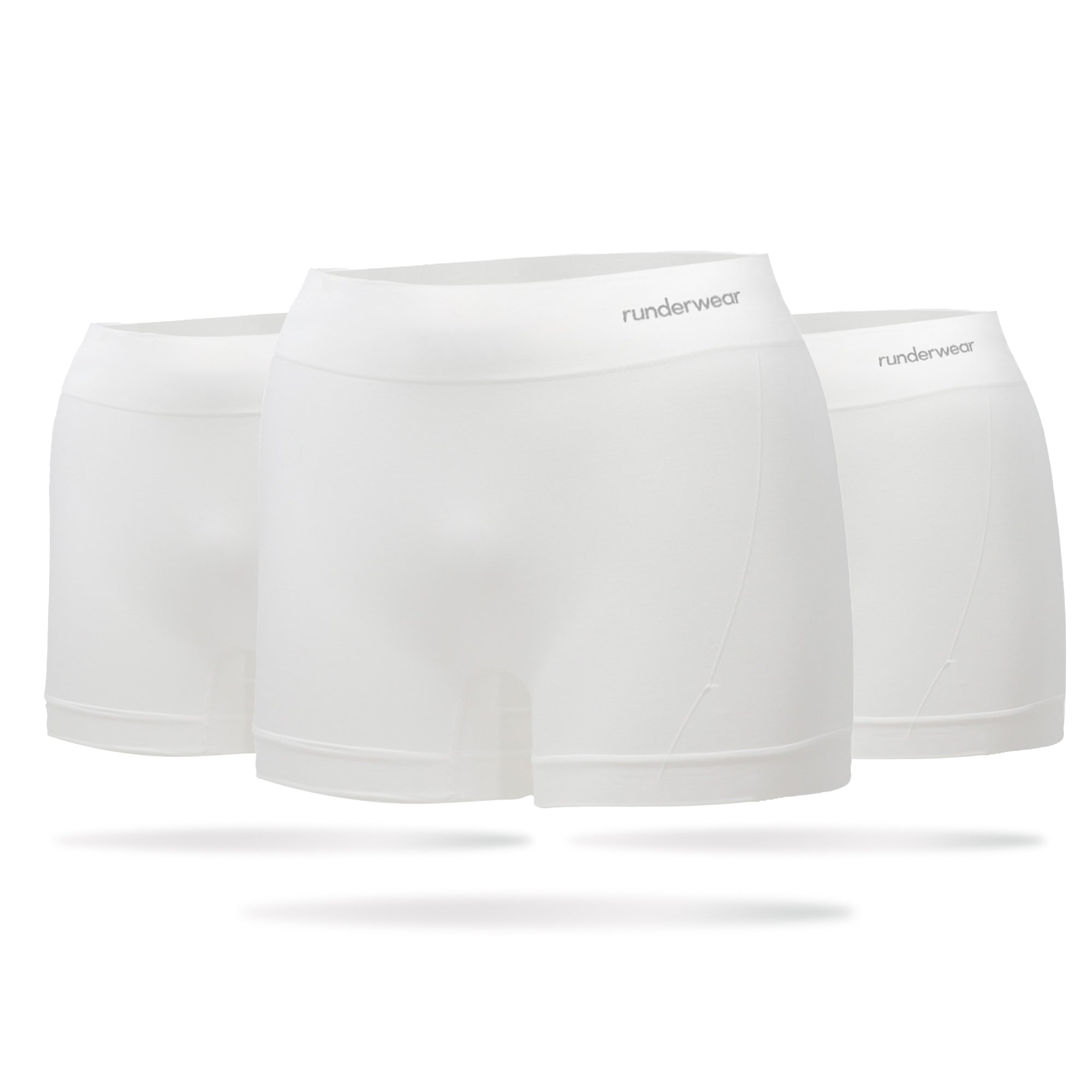 Women's Boy Short - White (Multibuy x3)