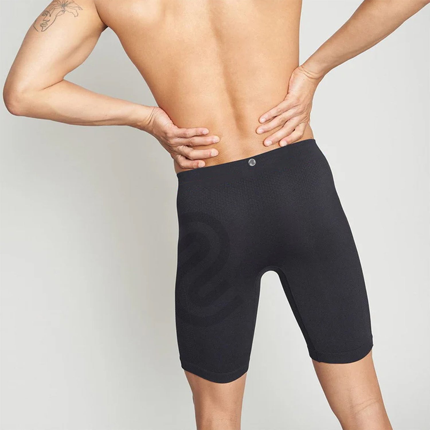 Men's Running Long Boxer - Black