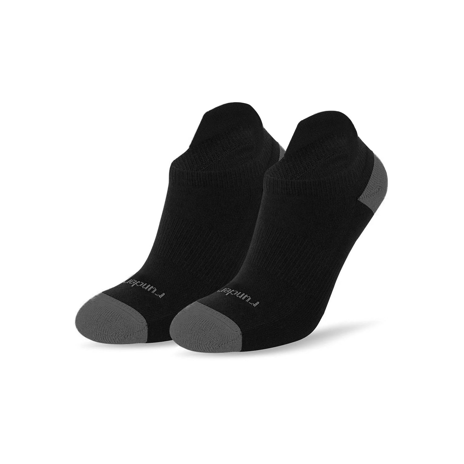 Anti Blister Running Sock Low - Black & Grey